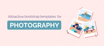 10 Attractive Bootstrap Photography Templates You Must