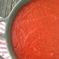 spaghetti with homemade tomato sauce