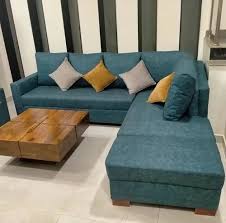 woodsroyal wooden 6 seater l shape sofa