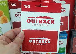 outback steakhouse gift cards 50