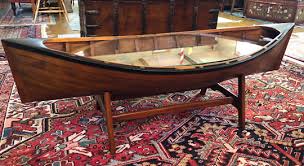 (15) total ratings 15, $91.99 new. Canoe Coffee Table Lapstrake Crafted Canoe Glass Top Coffee Table Rafael Osona Auctions Nantucket Ma
