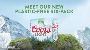 coors light eliminates 6 pack plastic