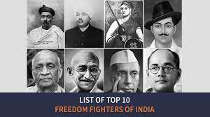10 freedom fighters of india