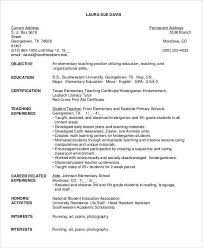 Find a cv sample that fits your career. 21 Simple Teacher Resume Templates Pdf Doc Free Premium Templates