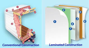 conventional or laminated construction