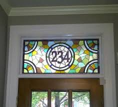 am 23 stained glass window panel