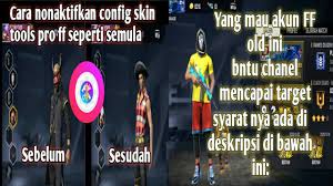 View, comment, download and edit free fire minecraft skins. Tutorial Cara Nonaktifkan Menghapus Config Skin Tools Pro Free Fire Tanpa Hapus Data Youtube