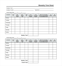 Bi Weekly Templates Free Sample Example Format Intended For Biweekly