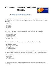 Answer the below questions to reach the next level. September Trivia Quiz Trivia Champ