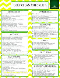 Household Chores Weekly Checklist Template Example