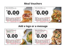meal vouchers and guest lists dining