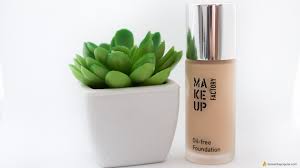 makeup factory oil free foundation