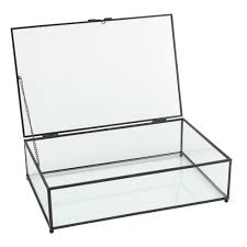 Vtwonen Clear Glass Storage Box With