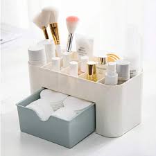 pink drawer cosmetics storage box