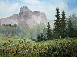 Watercolor Landscape Painting Archival