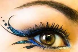 black water snake eye makeup style