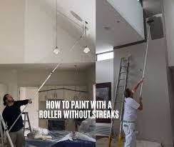 paint with a roller without streaks