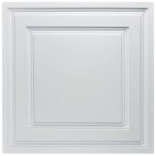 stratford vinyl ceiling tiles white
