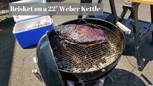 beef brisket on a weber kettle you