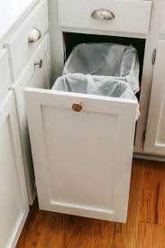 trash can cabinet with pull out drawer