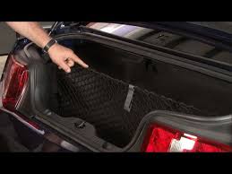 mustang ford trunk storage cargo net