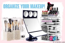 how to tidy up your makeup vanity