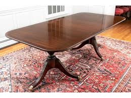 Double Pedestal Dining Table 187854