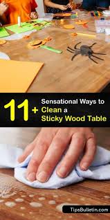 wood table cleaning ideas for