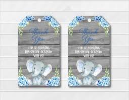 This lovely event was even sweeter just because you were there. Freebie Friday Free Printable Elephant Thank You Cards Announce It