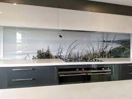 kitchen splashbacks and gl wall art
