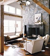 40 Stone Fireplace Designs From Classic