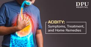 acidity symptoms treatment and home