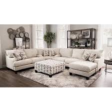 Na Off White 3 Piece Sectional Rc