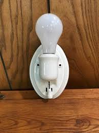 White Porcelain Electric Light