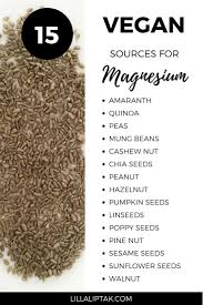 Vegan Sources For Magnesium Vegan Nutrition Nutrition