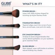 gubb makeup brush set 8 makeup