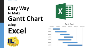 easy way to make gantt chart in excel