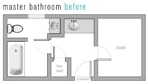 our bathroom reno the floor plan