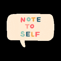 Self Notes Sticker by thegangoffur for iOS & Android | GIPHY