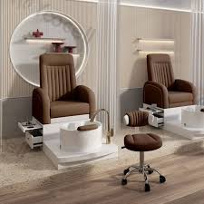 luxury pedicure spa chair with mage