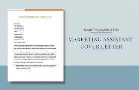 marketing istant cover letter in ms