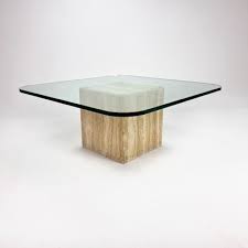 Mid Century Handmade Glass Coffee Table