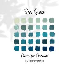 Sea Glass Color Palette Color Palette