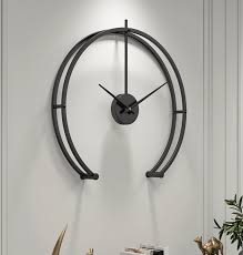 Minimalist Nordic Series Clock Iron Art