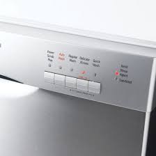 You can also reset your bosch dishwashing machine with cancel drain toggles. Bosch She43m02uc Full Console Dishwasher With 4 Wash Cycles Platinum Standard Racks 19 Hours Delay Start And Silence Rating Of 54 Db White