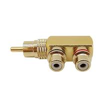 Rca Splitter Av Audio | Audio Splitter Plug | Rca Male Double | Rca Adapter  | Connectors - Connectors - Aliexpress