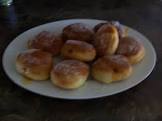 baked paczkis using a bread machine