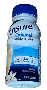 ensure original nutrition shake vanilla
