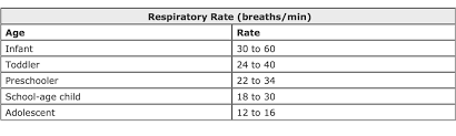 Pediatric Respiratory Rate Nursing Students Registered