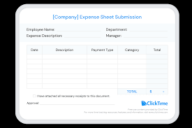 free expense report template